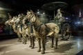 the world's most famous Terra Cotta Warriors Bronze chariotÃ¯Â¼Åin Xi 'an, China Royalty Free Stock Photo